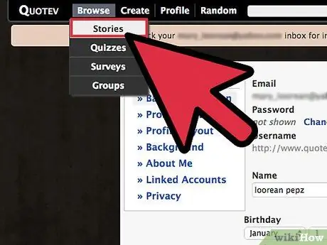 Станьте популярным автором на Quotev Step 4