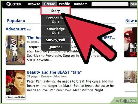Станьте популярным автором на Quotev Step 5