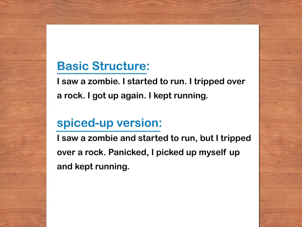 5 способов написать предложение