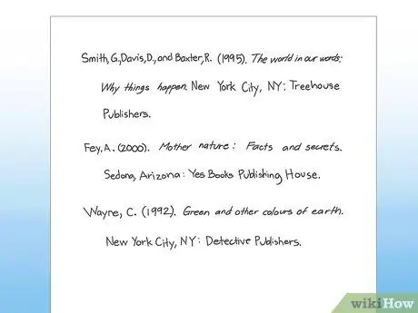 Форматирование цитат APA Шаг 14