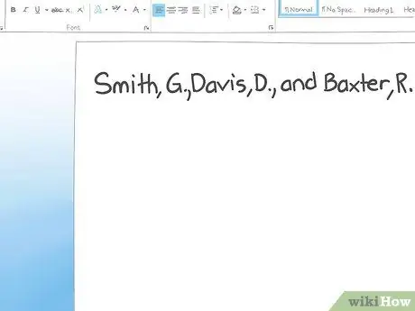 Форматирование цитат APA Шаг 7