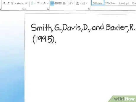 Форматирование цитат APA Шаг 8