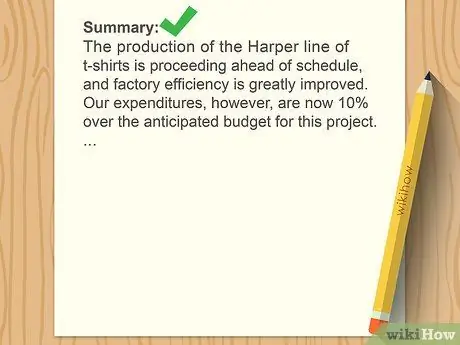 Напишите отчет о состоянии Шаг 9