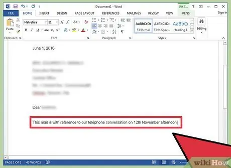 Напишите письмо о дальнейших действиях по бизнесу, шаг 1