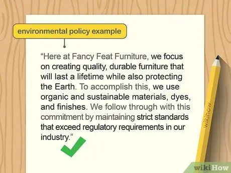 Составьте план управления окружающей средой. Шаг 5