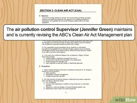 Составьте план управления окружающей средой. Шаг 7