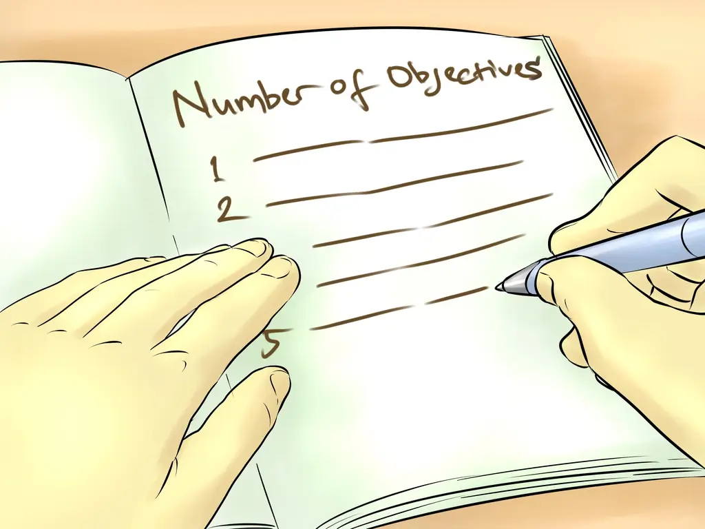 Как писать цели программы: 9 шагов (с картинками)