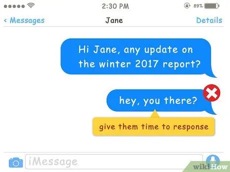 Напишите деловое текстовое сообщение Шаг 10