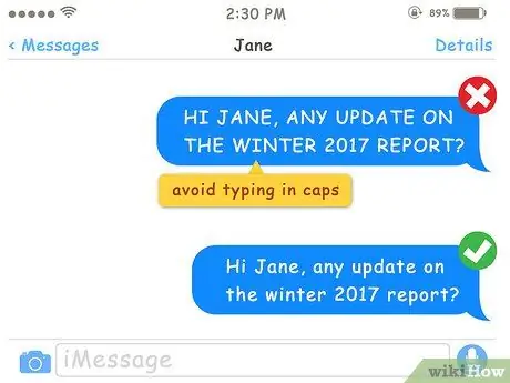 Напишите деловое текстовое сообщение Шаг 3