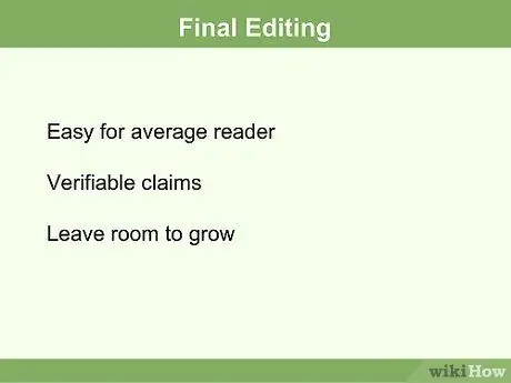 Напишите заявление о позиционировании, шаг 3