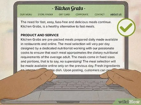 Напишите профиль компании в Интернете Шаг 11