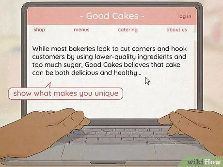 Напишите профиль компании в Интернете Шаг 6