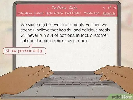 Напишите профиль компании в Интернете Шаг 9