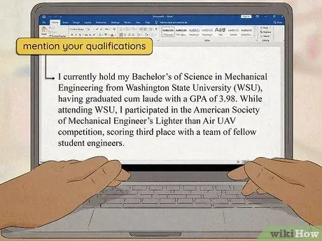 Напишите мотивационное письмо Шаг 12