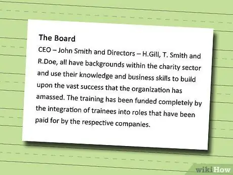 Напишите отчет об истории некоммерческой организации Шаг 6