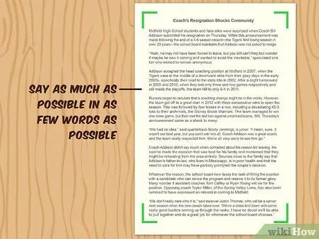 Напишите спортивную статью Шаг 10