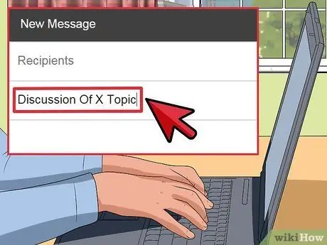 Соблюдайте правила этикета деловой электронной почты, шаг 1