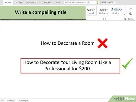Напишите интересную статью Шаг 10