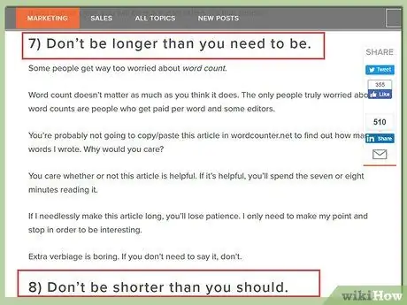 Напишите интересную статью Шаг 12
