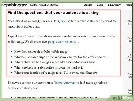 Напишите интересную статью Шаг 3