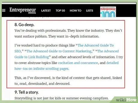 Напишите интересную статью Шаг 4