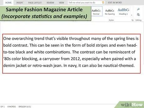 Напишите интересную статью Шаг 9