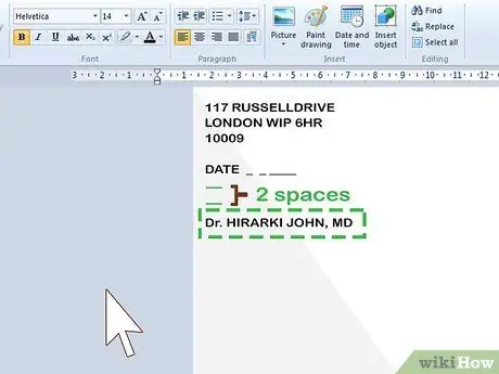 Адрес делового письма Шаг 11