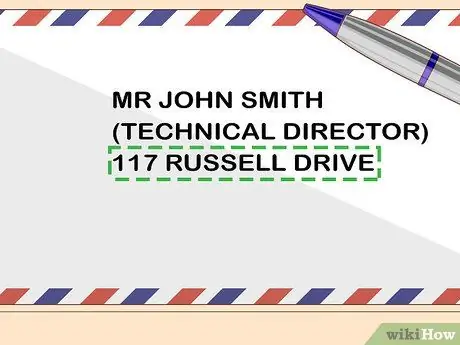 Адрес делового письма Шаг 6