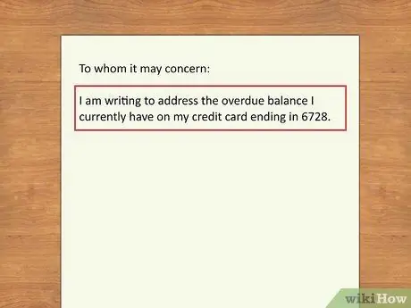 Напишите письмо о просрочке платежа Шаг 1