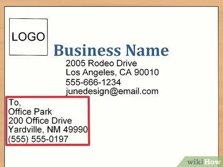 Сделайте счет-фактуру Шаг 4