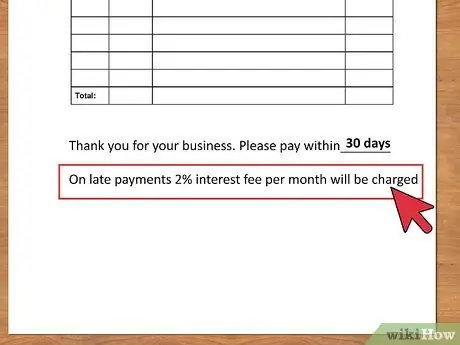 Выставить счет клиенту Шаг 12