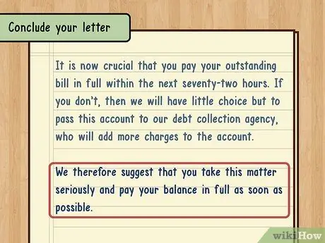 Напишите напоминание о платеже, шаг 12