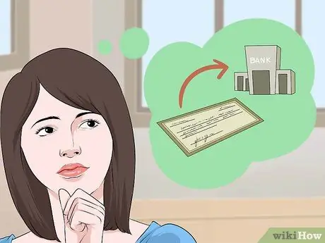 Выпишите чек в банке США канадскому получателю платежа Шаг 2