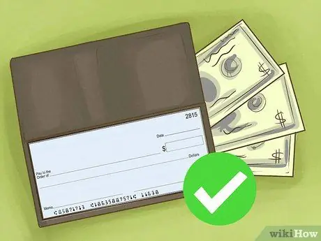 Заполните депозитную квитанцию Шаг 3