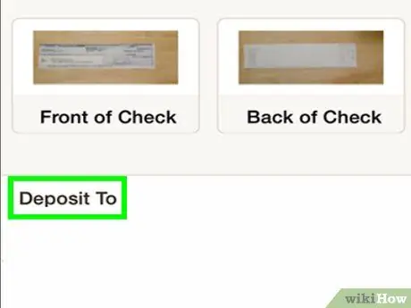 Депозитные чеки с помощью приложения Bank of America для iPhone Шаг 10
