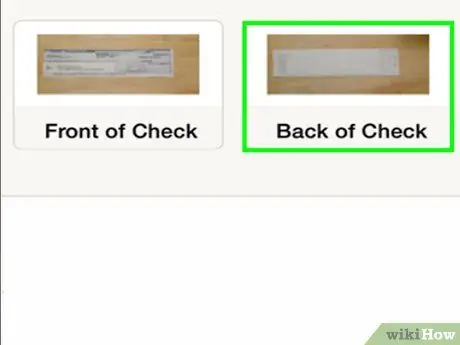 Депозитные чеки с помощью приложения Bank of America для iPhone Шаг 7