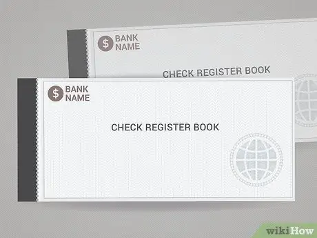 Заполните чековую книжку Шаг 1