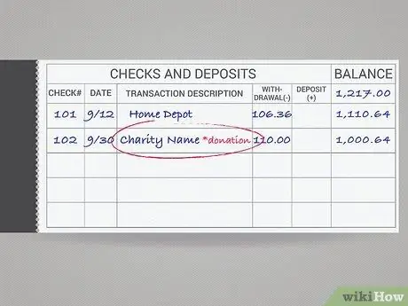 Заполните чековую книжку Шаг 9