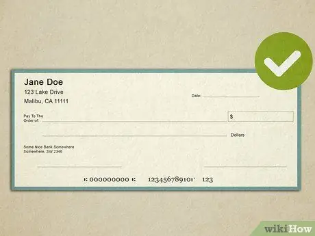 Напишите чек двум людям Шаг 4