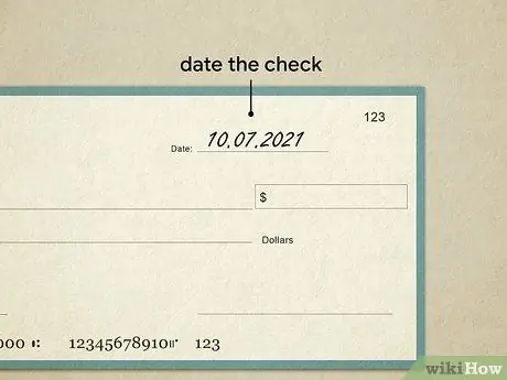 Напишите чек двум людям Шаг 5