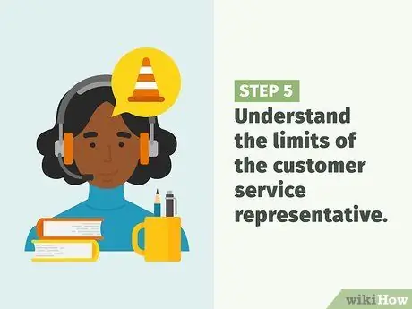 Получите хорошее обслуживание клиентов, разговаривая с представителем службы поддержки клиентов Шаг 10