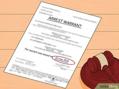 Узнайте, есть ли у вас ордер на арест Шаг 8