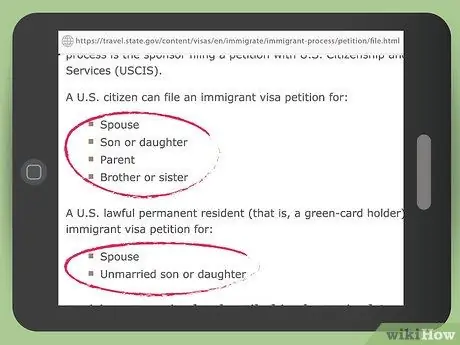 Подать заявку на иммиграцию в США Шаг 2