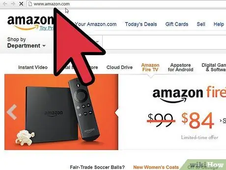 Создайте список желаний Amazon, шаг 1