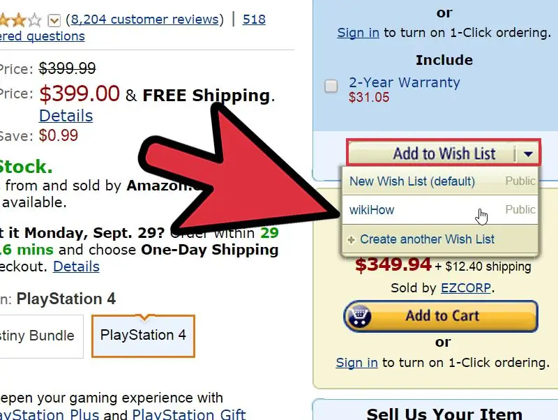 Как создать список желаний на Amazon: 11 шагов (с изображениями)
