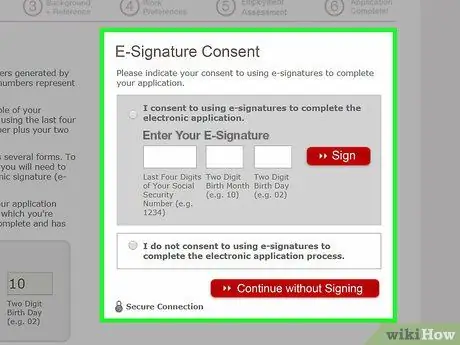 Подайте заявку на работу на целевом шаге 9