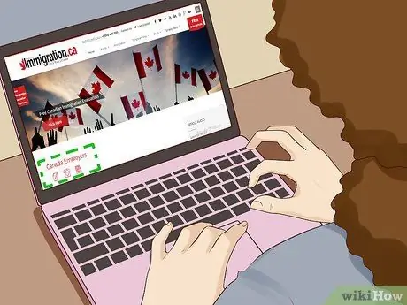 Подать заявку на работу в Канаде Step 1