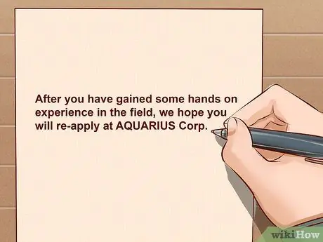 Напишите письмо с отказом Шаг 11