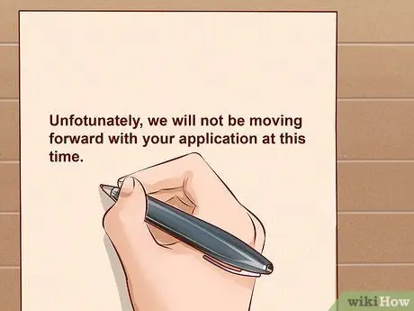 Напишите письмо с отказом Шаг 5