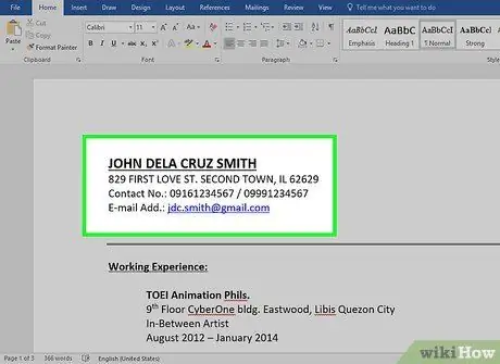 Улучшение резюме Шаг 11